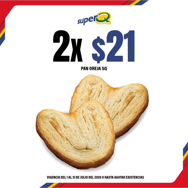 Promoción Súper Q · Pan · Orejas