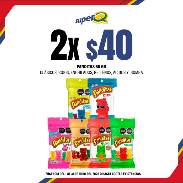 Promoción Súper Q · Panditas